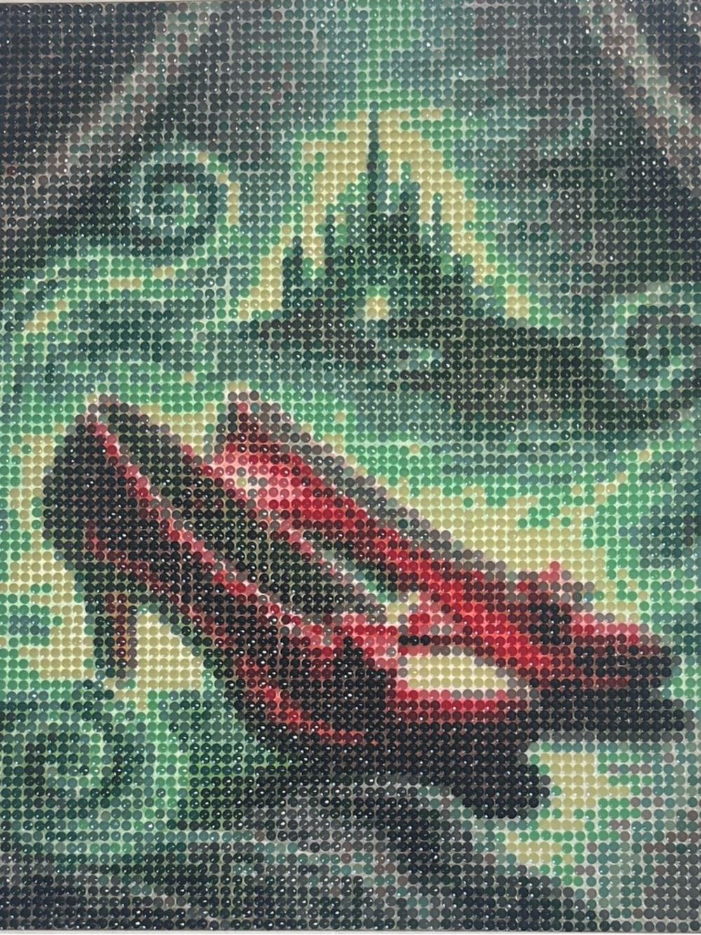 #39 Wizard of Oz-Inspired Diamond Art Canvas - Sparkling Shoe Design